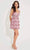 Primavera Couture 4203 - Ruffled V-Neck Cocktail Dress Special Occasion Dress 00 / Pink