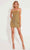 Primavera Couture 4210 - Beaded Straight Across Cocktail Dress Special Occasion Dress 00 / Gold