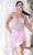 Primavera Couture 4213 - Strapless Sequins Cocktail Dress Special Occasion Dress 00 / Pink