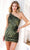 Primavera Couture 4214 - Asymmetrical Fitted Cocktail Dress Special Occasion Dress 00 / Olive