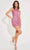 Primavera Couture 4214 - Asymmetrical Fitted Cocktail Dress Special Occasion Dress 00 / Pink