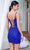 Primavera Couture 4217 - V-Neck Beaded Applique Cocktail Dress Special Occasion Dress