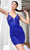 Primavera Couture 4217 - V-Neck Beaded Applique Cocktail Dress Special Occasion Dress