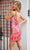 Primavera Couture 4218 - Allover Sequin Plunging Cocktail Dress Special Occasion Dress