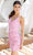 Primavera Couture 4225 - V-Neck Draped Cocktail Dress Special Occasion Dress