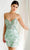 Primavera Couture 4226 - Plunging Neckline Beaded Cocktail Dress Special Occasion Dress 00 / Ivory