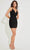 Primavera Couture 4230 - V-Neck Open Back Cocktail Dress Special Occasion Dress 00 / Black