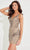 Primavera Couture 4232 - Beaded Appliqued V-Neck Cocktail Dress Special Occasion Dress