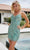 Primavera Couture 4234 - Plunging Sweetheart Sheath Cocktail Dress Special Occasion Dress 00 / Mint