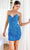 Primavera Couture 4234 - Plunging Sweetheart Sheath Cocktail Dress Special Occasion Dress 00 / Peacock