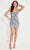 Primavera Couture 4235 - Strapless Floral Embellished Cocktail Dress Special Occasion Dress 00 / Powder Blue