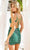 Primavera Couture 4236 - Tie Open Back V-Neck Cocktail Dress Special Occasion Dress