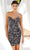 Primavera Couture 4237 - Beaded Strapless Cocktail Dress Special Occasion Dress 00 / Black Multi