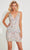 Primavera Couture 4238 - Beaded Plunging V-Neck Cocktail Dress Special Occasion Dress