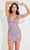 Primavera Couture 4238 - Beaded Plunging V-Neck Cocktail Dress Special Occasion Dress