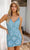 Primavera Couture 4247 - Bead Embellished Sleeveless Cocktail Dress Special Occasion Dress 00 / Powder Blue