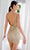 Primavera Couture 4249 - V-Neck Embellished Cocktail Dress Special Occasion Dress