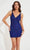 Primavera Couture 4249 - V-Neck Embellished Cocktail Dress Special Occasion Dress