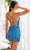 Primavera Couture 4250 - V-Neck Sequin Embellished Cocktail Dress Special Occasion Dress
