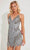 Primavera Couture 4251 - V-Neck Beaded Lattice Cocktail Dress Special Occasion Dress