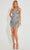 Primavera Couture 4251 - V-Neck Beaded Lattice Cocktail Dress Special Occasion Dress