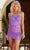 Primavera Couture 4259 - Ruched Sheath Cocktail Dress Special Occasion Dress 00 / Lavender