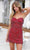 Primavera Couture 4268 - Fully Beaded Sweetheart Cocktail Dress Special Occasion Dress 00 / Red