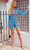 Primavera Couture 4273 - Sequined Long Sleeve Short Suit Special Occasion Dress 00 / Turquoise