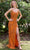 Primavera Couture 4310 - Scoop Neck Beaded Prom Dress Prom Dresses 000 / Orange