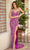 Primavera Couture 4314 - Sequin Foliage Prom Dress Prom Dresses 000 / Grape