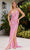 Primavera Couture 4324 - Lace Up Prom Dress Prom Dresses 000 / Pink