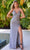 Primavera Couture 4325 - Sequin V-Neck Prom Dress Prom Dresses 000 / Platinum