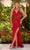 Primavera Couture 4325 - Sequin V-Neck Prom Dress Prom Dresses 000 / Red