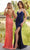 Primavera Couture 4335 - Patterned Sheath Prom Dress Prom Dresses