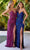 Primavera Couture 4343 - High Slit Ornate Prom Dress Prom Dresses