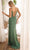 Primavera Couture 4355 - Beaded Plunging V-Neck Prom Dress Prom Dresses