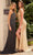 Primavera Couture 4355 - Beaded Plunging V-Neck Prom Dress Prom Dresses