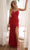 Primavera Couture 4360 - V-Neck Beaded Sequin Prom Dress Prom Dresses 000 / Red