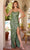 Primavera Couture 4365 - Lace Up Sequin Prom Dress Prom Dresses 000 / Sage Green