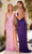 Primavera Couture 4371 - Sequin Adorned Crisscross Back Prom Dress Prom Dresses