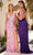 Primavera Couture 4371 - Sequin Adorned Crisscross Back Prom Dress Prom Dresses