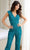 Primavera Couture 4384 - V-Neck Beaded Jumpsuit Formal Pantsuits