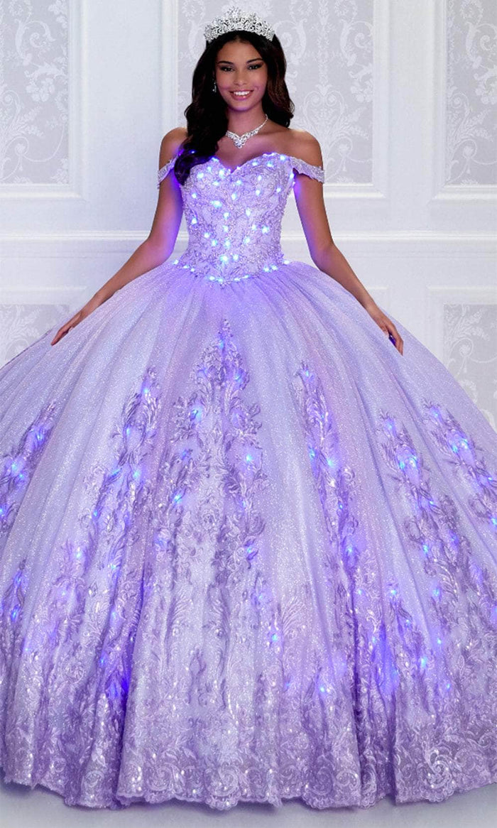 Princesa by Ariana Vara PR12264 - Sweetheart Bead Embellished Ballgown Quinceanera Dresses 00 / Lilac