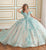 Princesa by Ariana Vara PR30174 - Glitter Tulle With Floral Ballgown Quinceanera Dresses