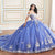 Princesa by Ariana Vara PR30178 - 3D Flowers Off-Shoulder Ball Gown Quinceanera Dresses