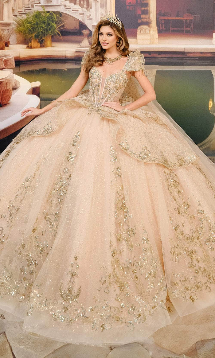 Princesa by Ariana Vara PR30196 - Beaded Appliqued Sweetheart Ballgown Special Occasion Dress