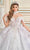 Princesa by Ariana Vara PR70101 - Embellished Sweetheart Neck Ballgown Quinceanera Dresses 00 / Frosted Lavender