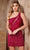 Rachel Allan 30042 - One Shoulder Fringes Homecoming Dress Cocktail Dresses 00 / Fuchsia