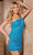 Rachel Allan 30042 - One Shoulder Fringes Homecoming Dress Cocktail Dresses 00 / Ocean Blue