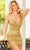 Rachel Allan 40208 - V-Neck Fringes Cocktail Dress Cocktail Dresses